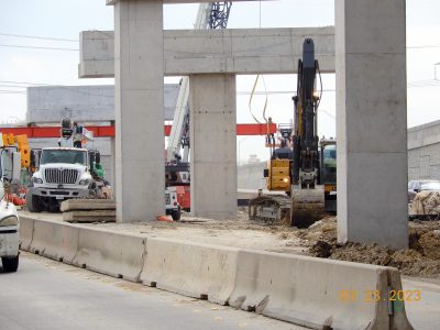 Work at the I-35W/SH 170 interchange