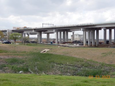 Work at the I-35W/SH 170 interchange