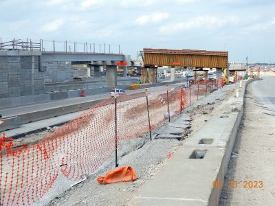 Work on I-35W between SH 170 and Westport Pkwy. 