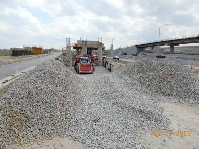 Work on I-35W between SH 170 and Westport Pkwy. 
