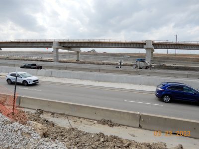 Work on I-35W between SH 170 and Westport Pkwy. 
