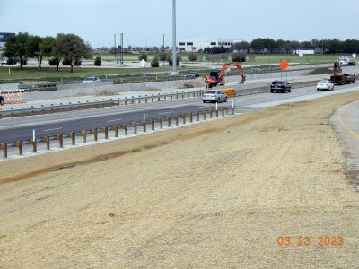 Work on I-35W near Alliance Blvd.