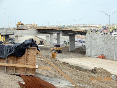 Work on I-35W between SH 170 and Westport Pkwy. 