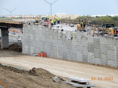 Work on I-35W between SH 170 and Westport Pkwy. 