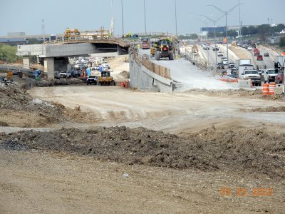 Work on I-35W between SH 170 and Westport Pkwy. 