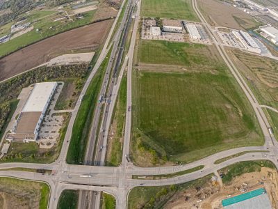 I-35W at Eagle Pkwy. looking south