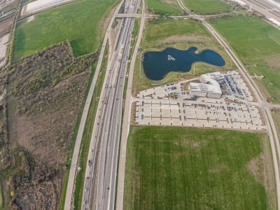 I-35W between Alliance Blvd. and Eagle Pkwy. looking south