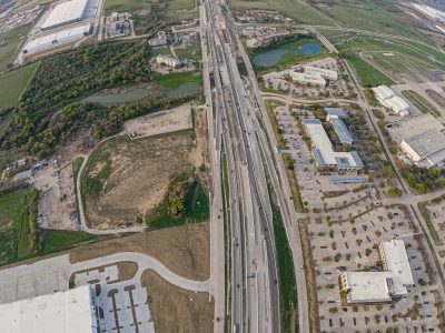 I-35W between Alliance Blvd. and Westport Pkwy. looking south