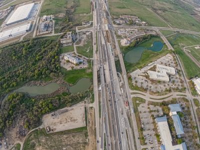 I-35W just north of Westport Pkwy. looking south