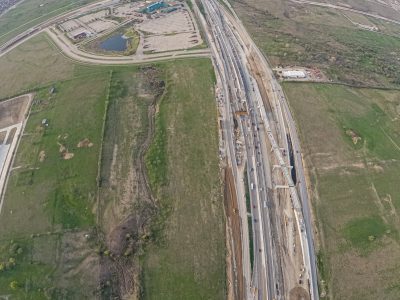 I-35W between SH 170 and Westport Pkwy. looking south