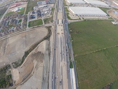 I-35W between SH 170 and Keller Hicks Rd. looking south