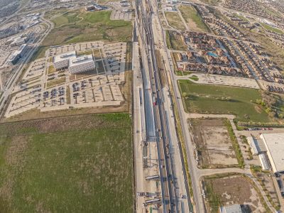 I-35W between Golden Triangle Blvd. and Heritage Trace Pkwy. looking south