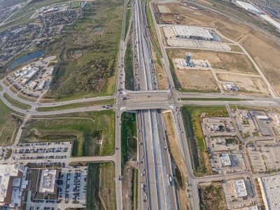 I-35W at N Tarrant Pkwy. looking south
