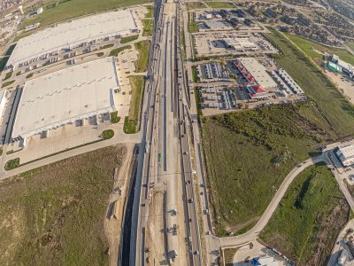 I-35W between Golden Triangle Blvd. and Keller Hicks Rd. looking north