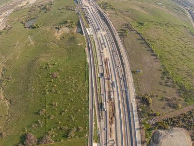 I-35W between Keller Hicks Rd. and SH 170 looking north