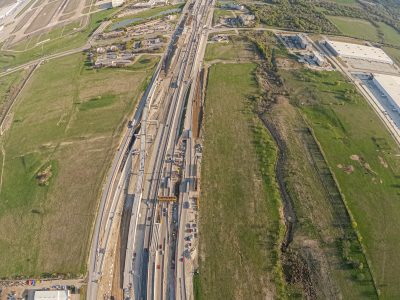 I-35W between SH 170 and Westport Pkwy. looking north
