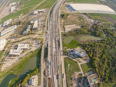 I-35W just north of Westport Pkwy. looking north
