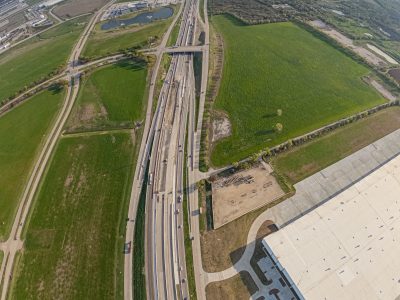 I-35W between Westport Pkwy. and Alliance Blvd. looking north