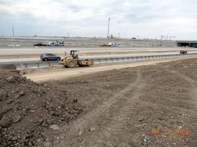 Work on I-35W between N Tarrant Pkwy. and Heritage Trace Pkwy. 
