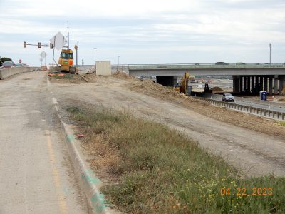 Work on I-35W near Heritage Trace Pkwy. 