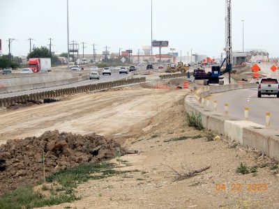Work on I-35W near Heritage Trace Pkwy. 
