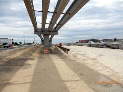 Work on I-35W between Heritage Trace Pkwy. and Golden Triangle Blvd. 