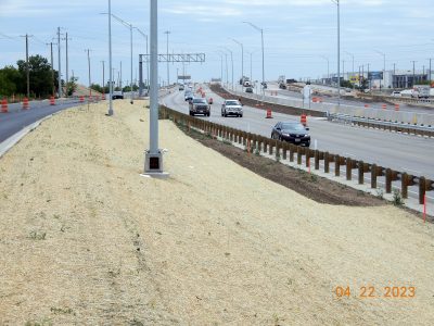 Work on I-35W between Keller Hicks Rd. and SH 170