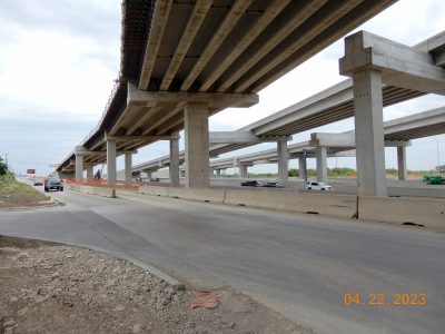 Work at the I-35W/SH 170 interchange