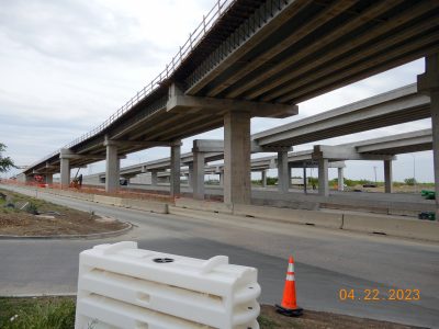 Work at the I-35W/SH 170 interchange