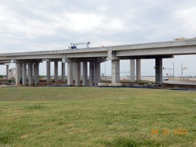 Work at the I-35W/SH 170 interchange