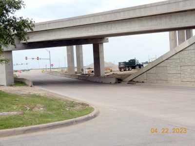 Work at the I-35W/SH 170 interchange