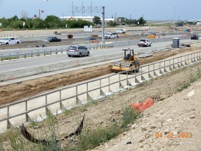 Work on I-35W between SH 170 and Westport Pkwy. 