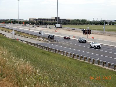 Work on I-35W between Westport Pkwy. and Alliance Blvd. 