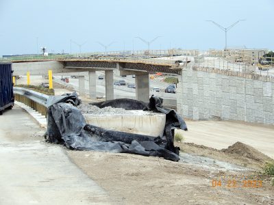 Work on I-35W between SH 170 and Westport Pkwy. 