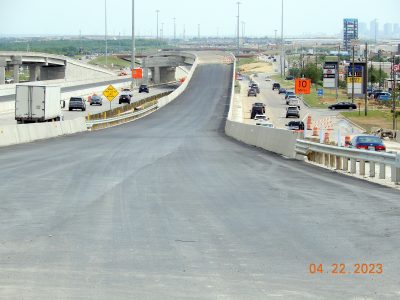 I-35W southbound TEXpress entrance from Heritage Trace Pkwy.