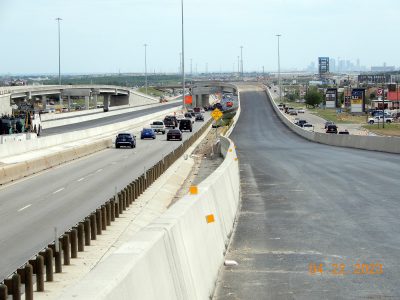 I-35W southbound TEXpress entrance from Heritage Trace Pkwy.