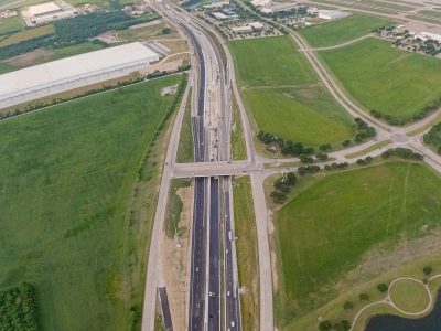 I-35W at Alliance Blvd. looking south