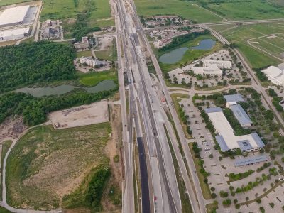 I-35W between Alliance Blvd. and Westport Pkwy. looking south