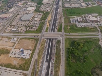 I-35W at N Tarrant Pkwy. looking north