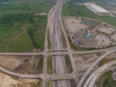 I-35W at SH 170 looking north