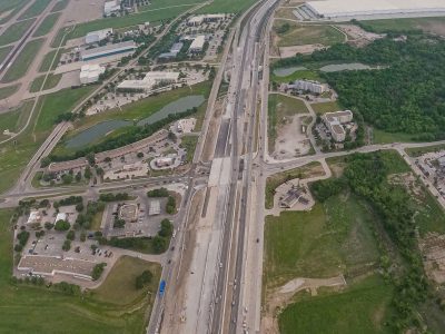 I-35W at Westport Pkwy. looking north