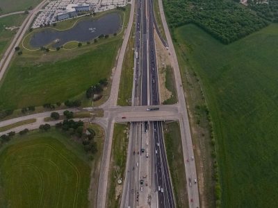 I-35W at Alliance Blvd. looking north