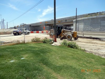 Work near Golden Triangle Blvd. at I-35W