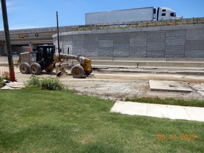 Work near Golden Triangle Blvd. at I-35W