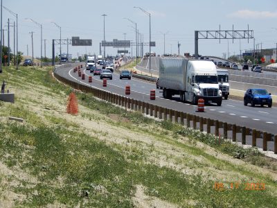 Work on I-35W between Keller Hicks Rd. and SH 170