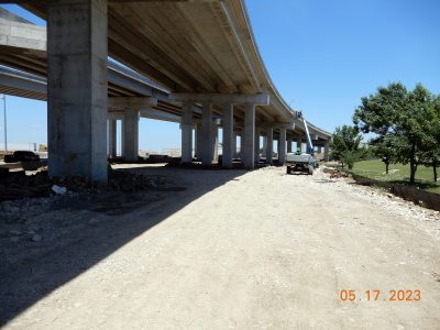 Work at the I-35W/SH 170 interchange