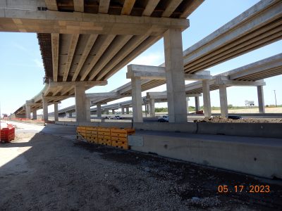 Work at the I-35W/SH 170 interchange