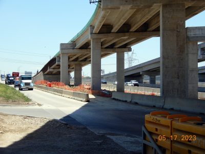 Work at the I-35W/SH 170 interchange
