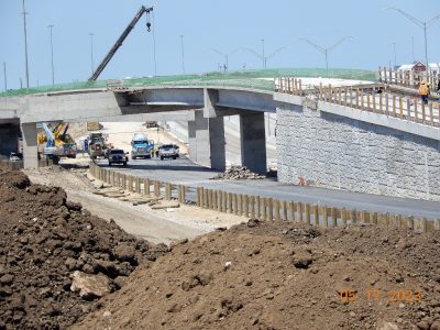 Work on I-35W between SH 170 and Westport Pkwy. 