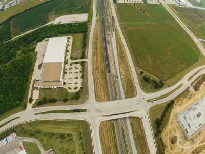 I-35W at Eagle Pkwy. looking south